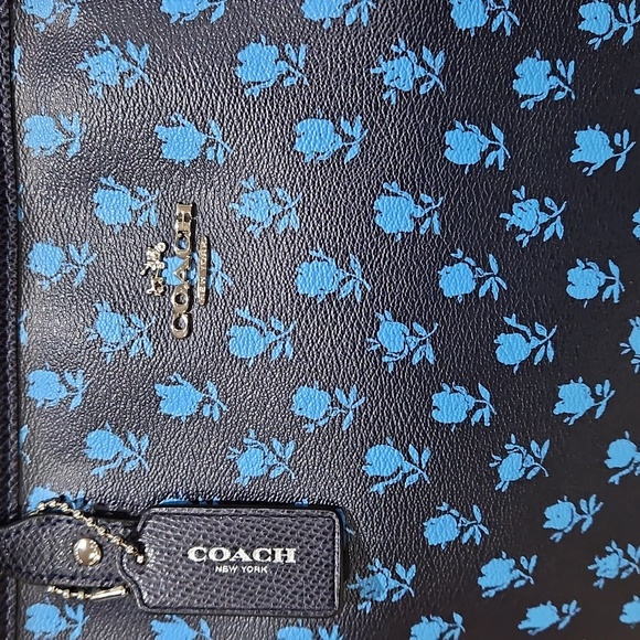 Coach City Zip Top Badlands Beautiful Floral Tote Bag VGUC! - Picture 3 of 17